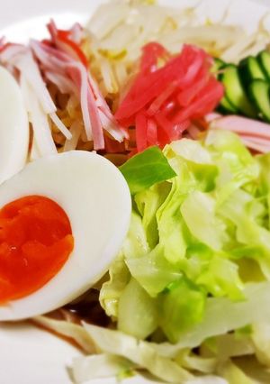 【アレンジ】冷やし中華風辛ラーメン-レシピのメイン写真