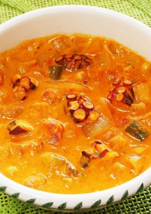 タコのアジア風カレー煮込み-レシピのメイン写真