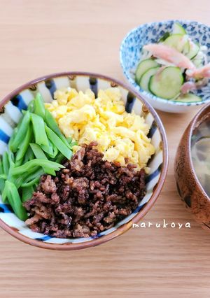 簡単 美味しい★三色丼-レシピのメイン写真