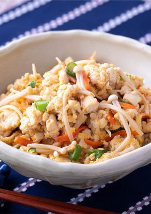 えのきの炒り豆腐-レシピのメイン写真