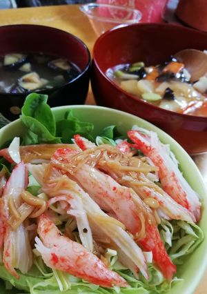 超簡単♪なめ茸で和風ドレッシング-レシピのメイン写真