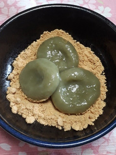 桑茶だんご-レシピのメイン写真