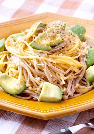 アボカドとえのきのわさび醤油パスタ-レシピのメイン写真