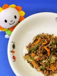野菜たっぷりそぼろどんぶり★尾張旭市-レシピのメイン写真
