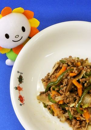 野菜たっぷりそぼろどんぶり★尾張旭市-レシピのメイン写真