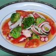 魚介とトマトのうま塩炒め(*^-^*)