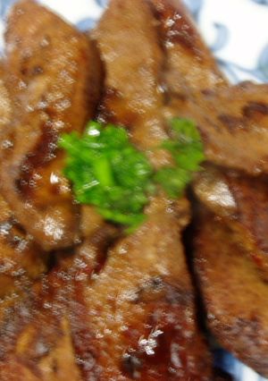 ヘルシー！ノンオイル！豚レバーの生姜焼き-レシピのメイン写真