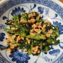 รูปของ 納豆ほうれん草