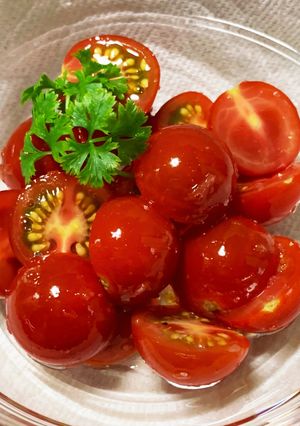 農家直伝!生ニンニクとトマトのマリネ-レシピのメイン写真
