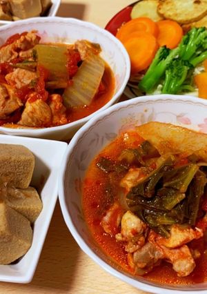 炊飯器で簡単☆チキンのトマト煮-レシピのメイン写真