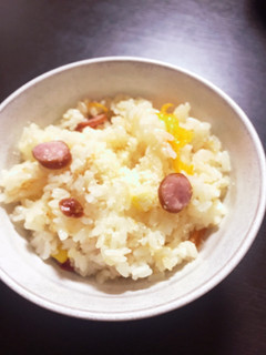 トマトとウィンナーの炊き込みご飯-レシピのメイン写真