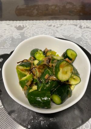 胡瓜と塩昆布の梅肉和え-レシピのメイン写真