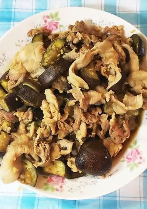 簡単☆豚肉となすのニンニク焼き-レシピのメイン写真
