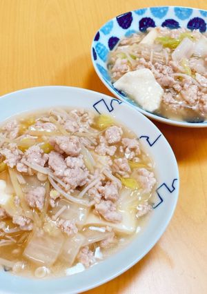 生姜と鳥ひき肉のとろとろ豆腐-レシピのメイン写真