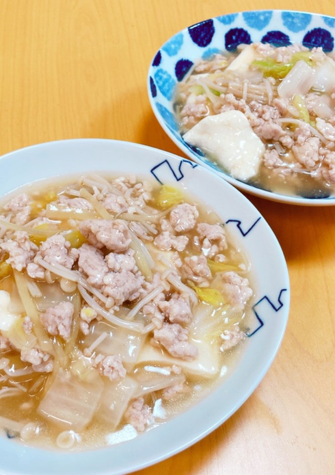 生姜と鳥ひき肉のとろとろ豆腐-レシピのメイン写真