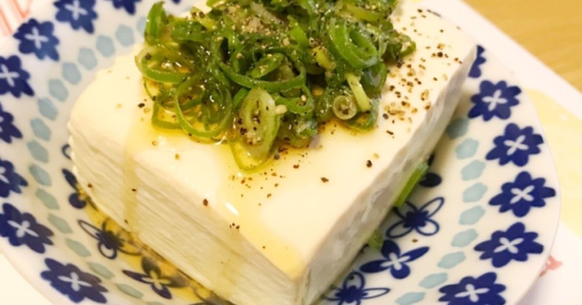 棚から。。。冷ややっこ❤ by ゆんママちゃん 【クックパッド】 簡単