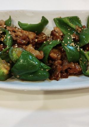 自炊飯　豚小間切れとピーマン炒め　2種味-レシピのメイン写真