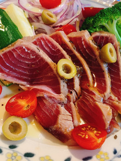 ローストしたマグロのニンニク油まみれ-レシピのメイン写真