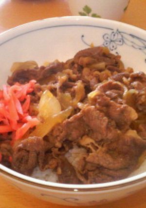 簡単♪うちの牛丼-レシピのメイン写真