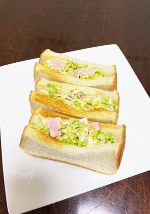朝食に♡コースローサンドイッチ-レシピのメイン写真
