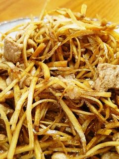 細切りごぼうのしょうが醤油炒め煮。-レシピのメイン写真