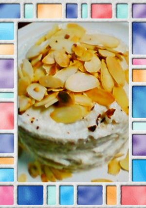 全粒粉入りパンケーキ豆腐クリームデコ-レシピのメイン写真