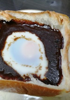 カレー卵食パン-レシピのメイン写真