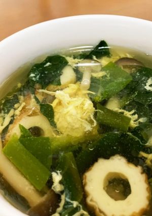 つるむらさきのスープ-レシピのメイン写真