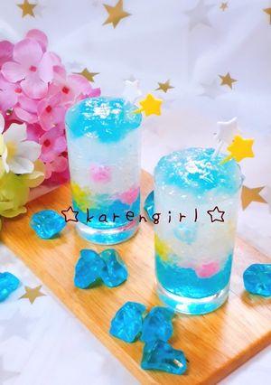 七夕☆キラキラメルヘンゼリー☆-レシピのメイン写真