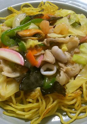 揚げてない◎チャンポン麺で皿うどん-レシピのメイン写真