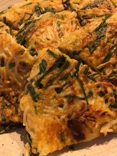 余ったそうめんで☆キムチーズチヂミ-レシピのメイン写真