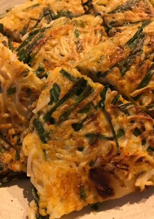 余ったそうめんで☆キムチーズチヂミ-レシピのメイン写真