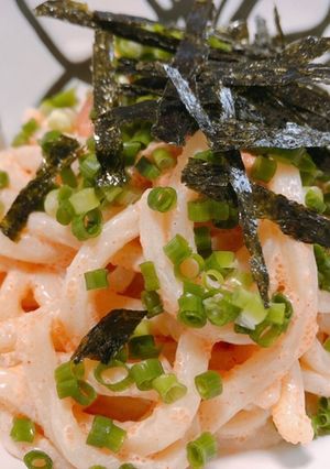 簡単！混ぜるだけ♬冷やし明太子うどん-レシピのメイン写真