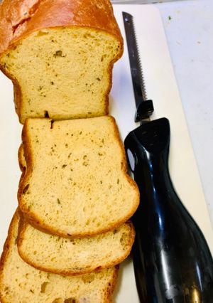 糖質オフ☆ローズマリーと岩塩の食パン♪-レシピのメイン写真