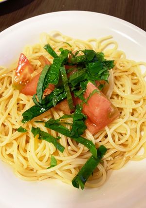 簡単パスタ！しそドレッシングパスタ！-レシピのメイン写真