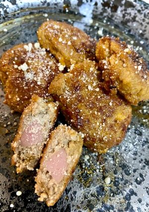 魚肉ソーセージin豆腐バーグ-レシピのメイン写真