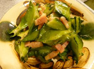四角豆(うりずん豆)のベーコン炒め-レシピのメイン写真