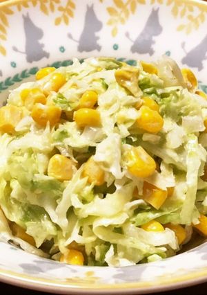 キャベツ大量消費♡キャベツとコーンサラダ-レシピのメイン写真