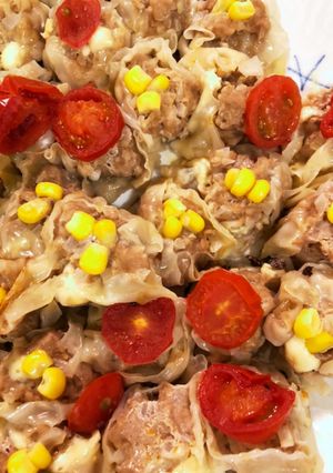 トマトチーズしゅうまい-レシピのメイン写真