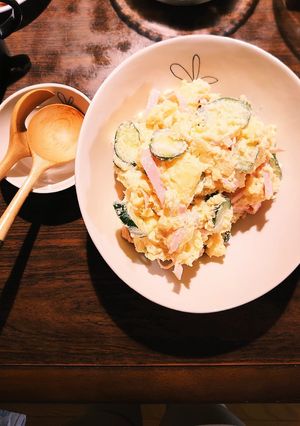 タラマヨポテサラ-レシピのメイン写真