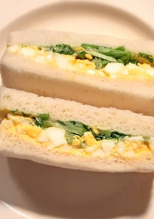 パクチー入り玉子サンドイッチ-レシピのメイン写真