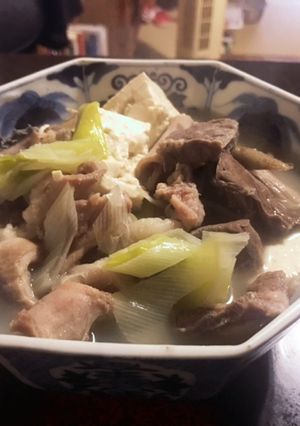 ミックスホルモンの塩煮込み-レシピのメイン写真