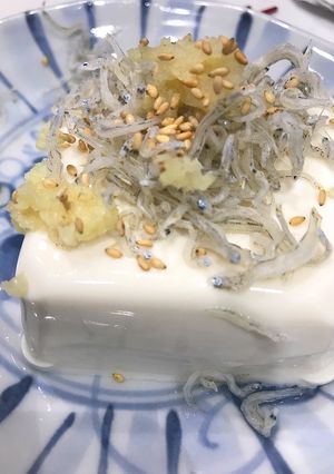 冷やっこ　ちりめんじゃこのっけ-レシピのメイン写真