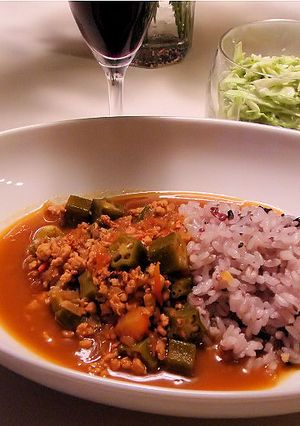 オクラの夏カレー-レシピのメイン写真