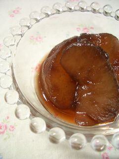 梨のコンポート~傷みかけの梨さん救出の巻-レシピのメイン写真