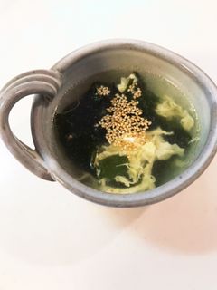 簡単!美味しい!春雨わかめスープ-レシピのメイン写真