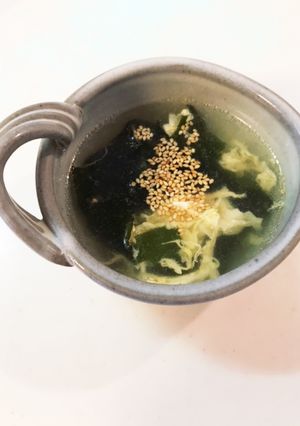 簡単！美味しい！春雨わかめスープ-レシピのメイン写真