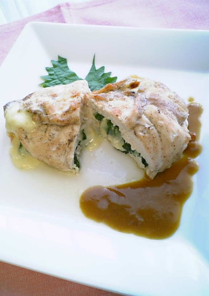 鶏むね肉のチーズサンド（グリル焼き）-レシピのメイン写真