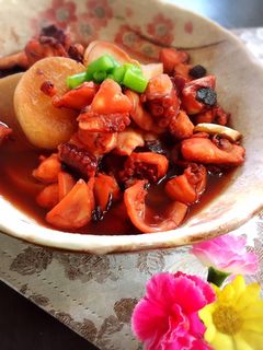 圧力鍋でタコと大根のやわやわ煮-レシピのメイン写真