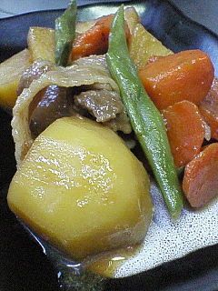 じゃが芋&人参&豚肉の甘辛煮-レシピのメイン写真